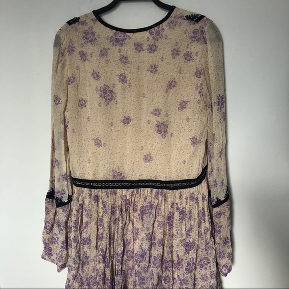 Free People | Boho Embroidered Dress | Size XS - Picture 4 of 5